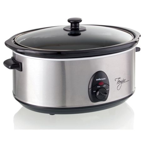 Slow Cooker Stainless Steel Brushed 6.5L 320W "Tempo"