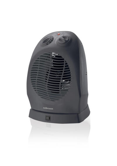 Heater Floor Fan Plastic Graphite 2 Heat Set 2000W