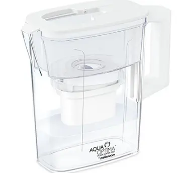 Water Jug With 30 Day Filter Plastic White 2.1 L