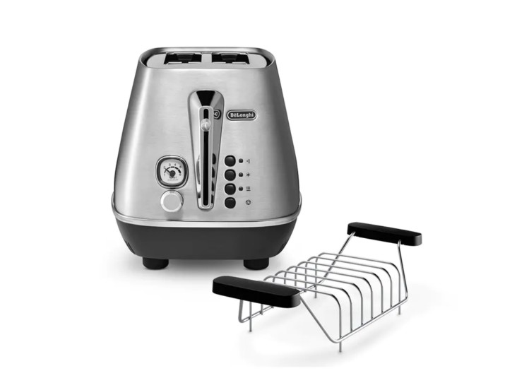 Distina Flair 2 Slice Toaster Finess Silver