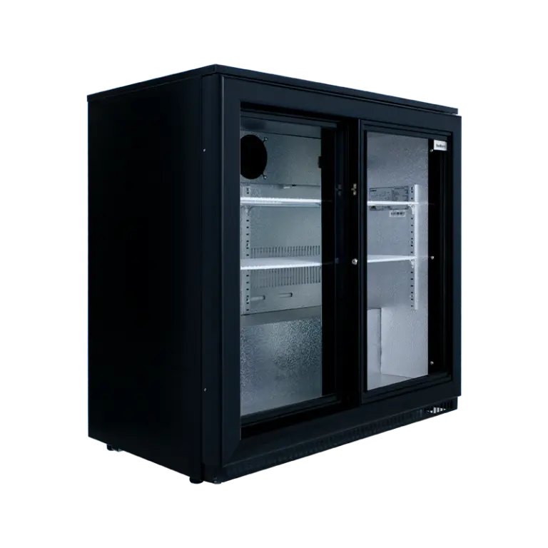 200L Under Counter Beverage Cooler Sliding Door