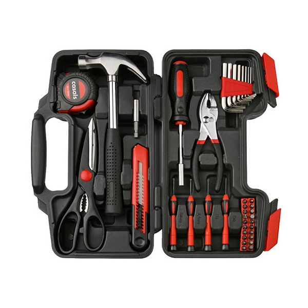 Hand Tools 39 Piece Set Steel Red