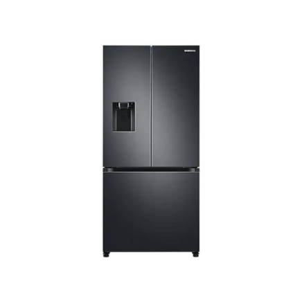 Fridge French Door Auto Water + Ice Disp Black