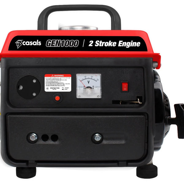 Generator Recoil Start Steel Red 2 Stroke 750W 