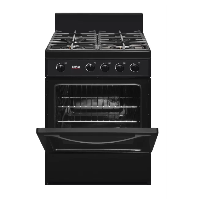 Oven Gas 84L 4 Burner Hob Black 600mm