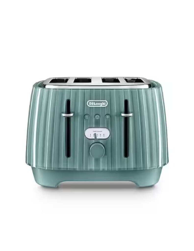 Ballerina Breakfast Set 4 Slice toaster  - Laguna Green   