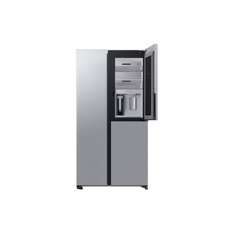 Food Showcase Side by Side Fridge with Beverage Centre™, Clean Steel, 595L