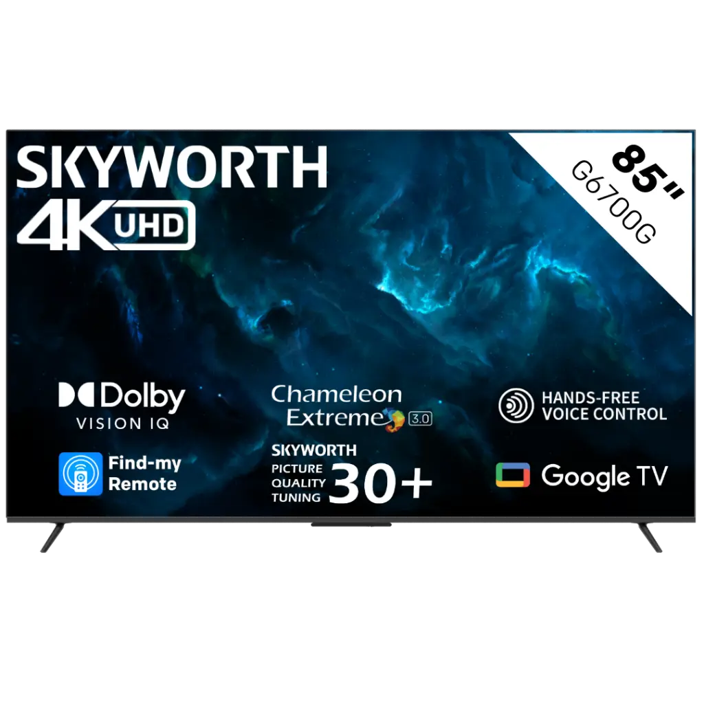 SKYWORTH 85” UHD GOOGLE TV