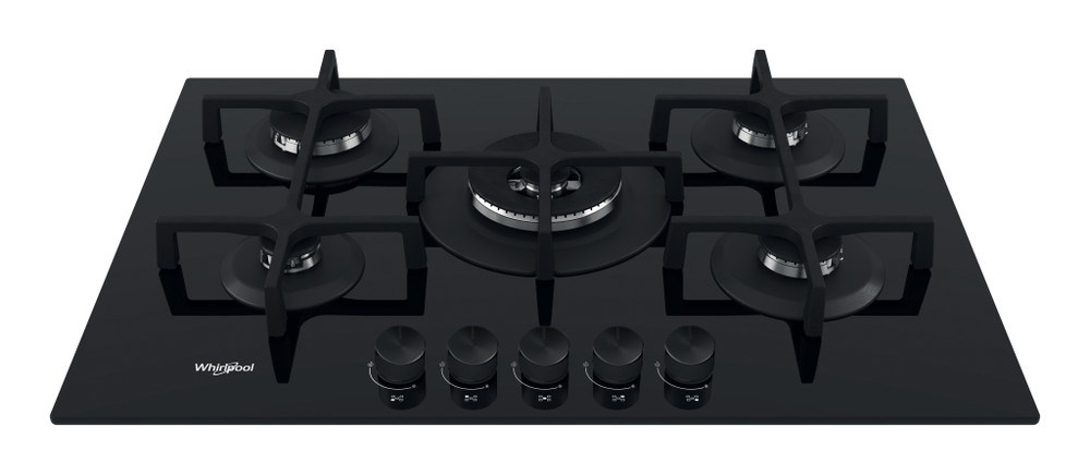 Hob 75cm, 5 Burners, Black Fusion Knobs