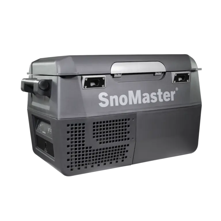 SnoMaster - 25.2L Plastic Portable Fridge/Freezer DC With 220V Power Adapter - Grey 