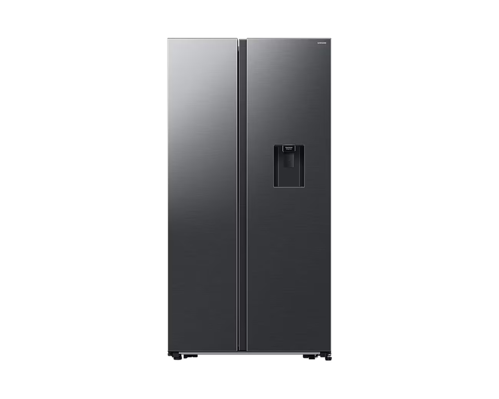 Side by side fridge, Non-Plumbed Water Dispenser, Gentle black Matt, 560 L