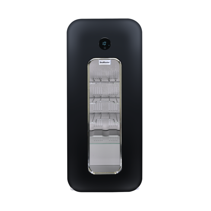 SnoMaster - 12 To 14 Bottle Retro Single Zone Wine Cooler - Black 