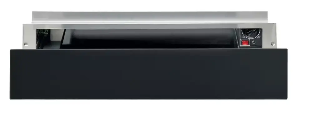 Whirlpool Built-In Platewarmer - 6 PS, No Handle Black W1114