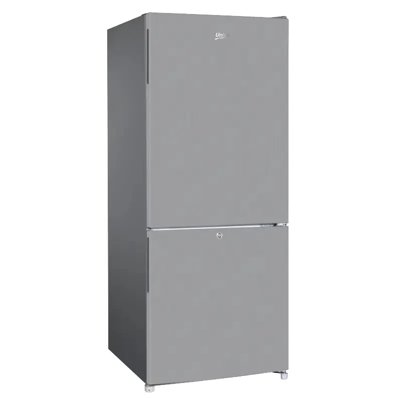Univa 117L Bottom Freezer Metallic