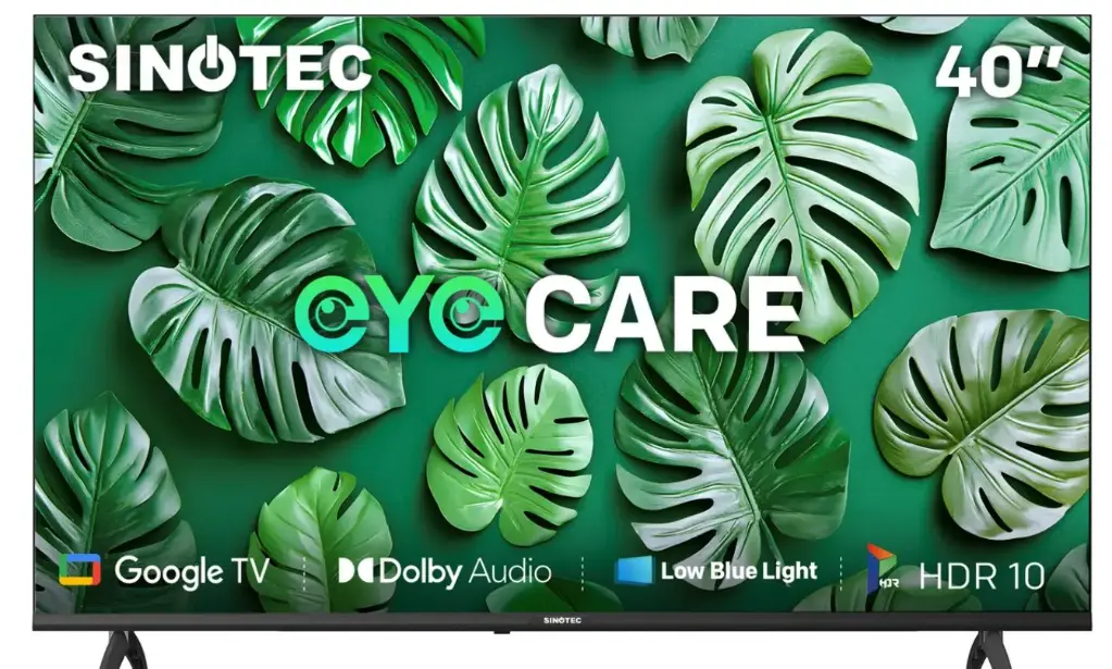 SINOTEC 40” 2K LED EYE CARE Google TV 
