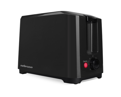 [24821A] Toaster 2 Slice Plastic Black 700W Eco