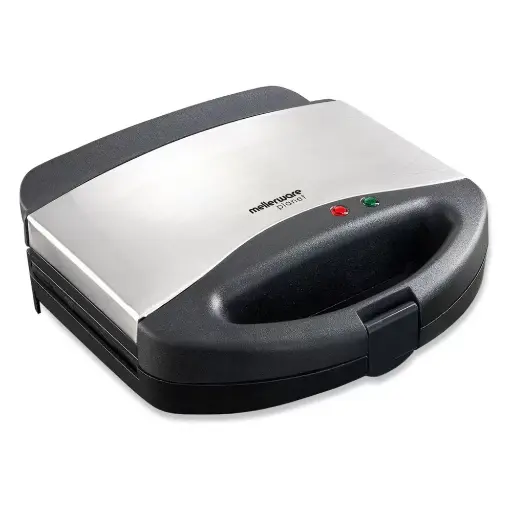 [25301A] Sandwich Maker 4 Slice Non-Stick Black 800W Plane