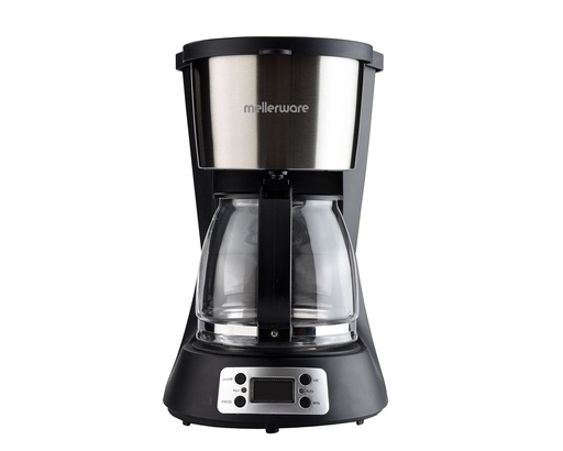 [29801A] Coffee Maker Digital Drip Filter Black 1.5L 1000W