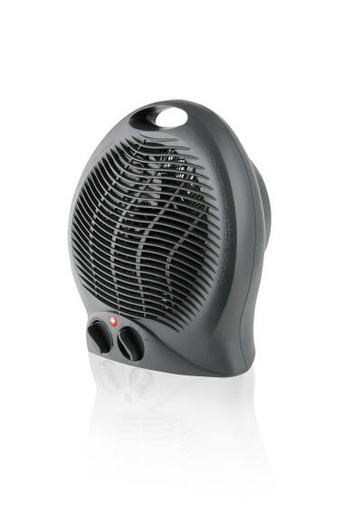 [35200GT] Heater Floor Fan Plastic Graphite 2Heat 2000W