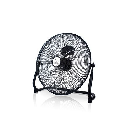 [35960] Fan 3 Speed Floor Fan Steel Black 40cm 35W Velocit