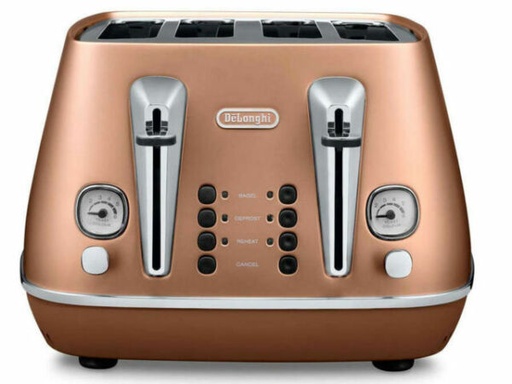 [CTI4003.CP] Toaster Distinta 4 Slice Style Copper