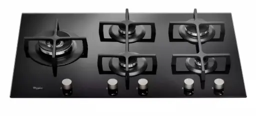 [GOA9523/NB] Hob 90CM Gas on Glass 5 Burners