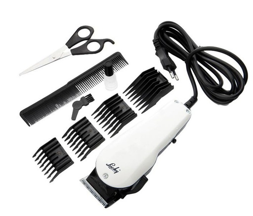 [HCL62ACA] Hair Clipper Set Plastic White 10W Professional C