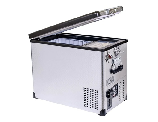 [SMDZ-TR42D] 40L Dual Compartment S/Steel Fridge/Freezer AC/DC