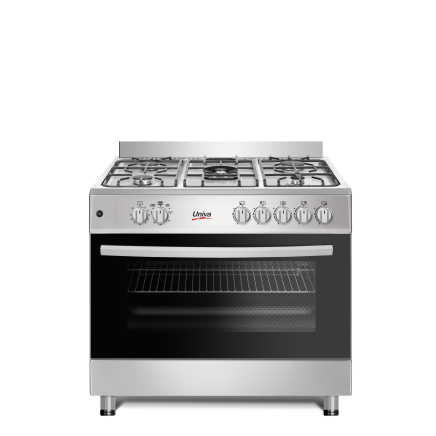 [UG019SI] Oven Gas 107L 5 Burner 900mm