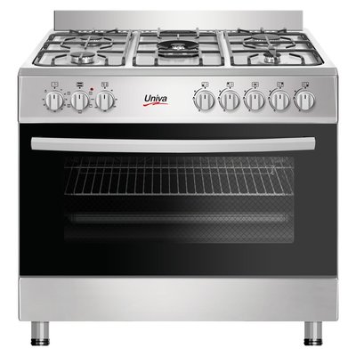 [UGE019SI] 107L 900mm range 5 burner Gas Hob with Elec Oven 