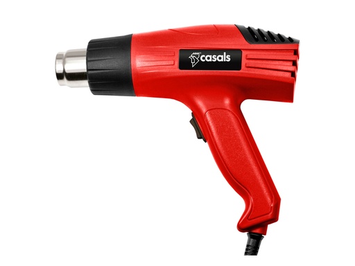 [DE2000/600] Heat Gun With 4 Piece Nozzles Plastic Red 2000W