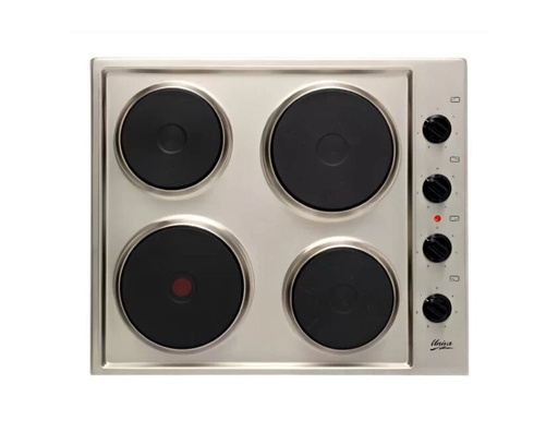 [U156SS] Univa 600mm 4 Solid Plate HOB  One High speed solid plate Stainless Steel