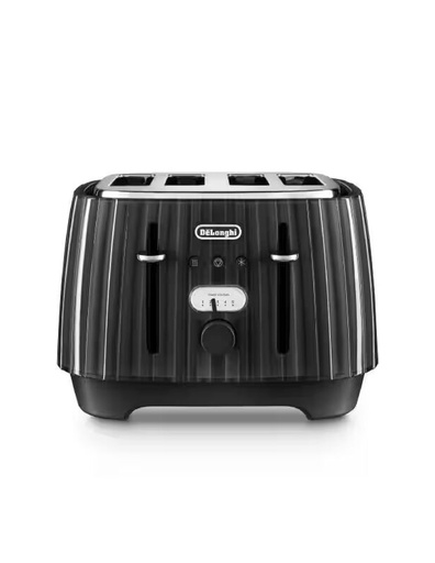 [CTD4003.BK] Ballerina Breakfast Set 4 Slice toaster  - Furnace Black  