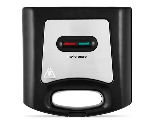 [25200BKD] Sandwich Maker 2 Slice Non-Stick Black 800W "Doppio"