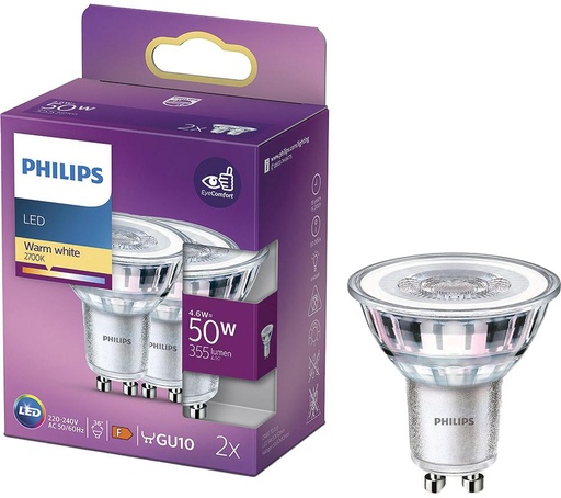 [929001218202] Corepro LEDspot 4.6-50W GU10 840 36D