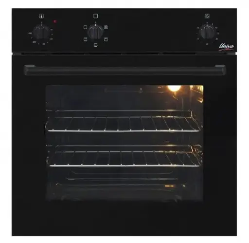 [U246B-1] Univa Eye-level oven Black