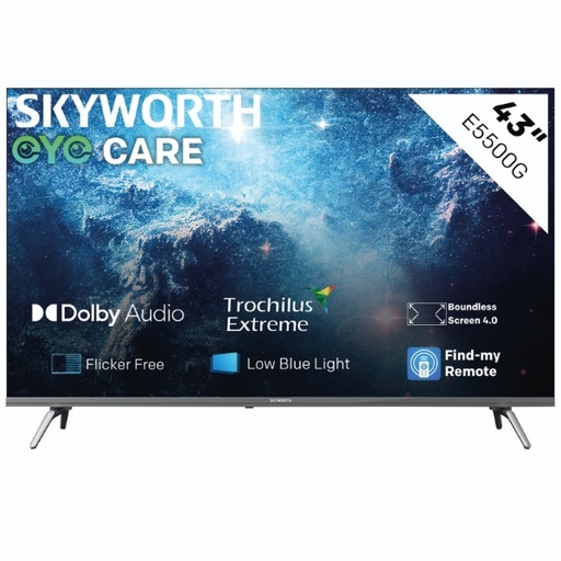 [SKW-43E5500G] SKYWORTH 43” FHD GOOGLE TV