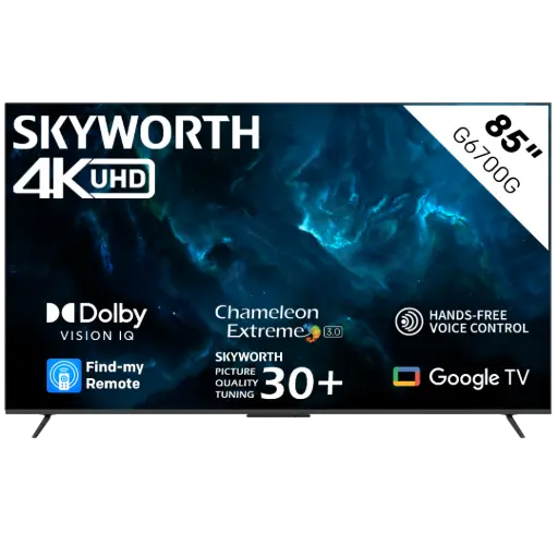 [SKW-85G6700G] SKYWORTH 85” UHD GOOGLE TV