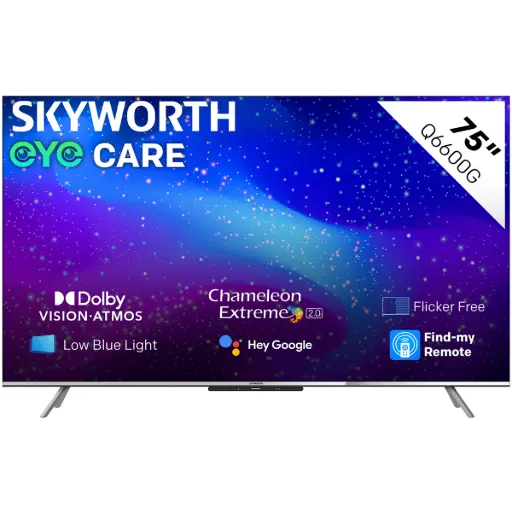[SKW-75Q6600G] SKYWORTH 75” UHD QLED GOOGLE TV