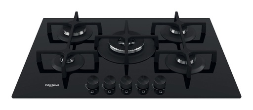 [GOA7523/NB1] Hob 75cm, 5 Burners, Black Fusion Knobs