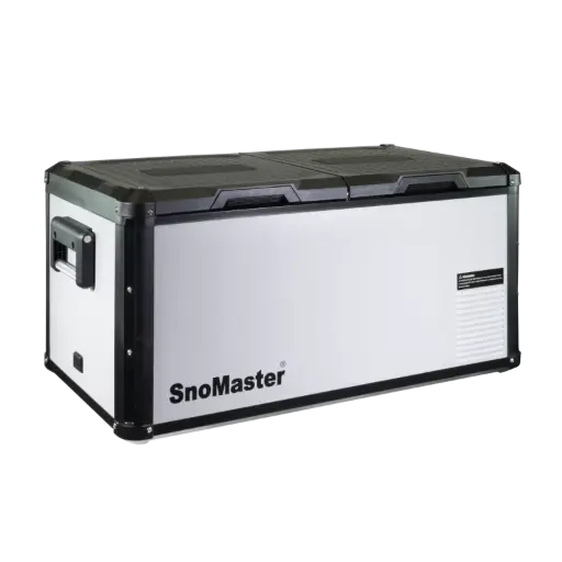 [SMDZ-LS60D] SnoMaster - 75L Metal/Plastic Dual Compartment Portable Fridge/Freezer AC/DC 