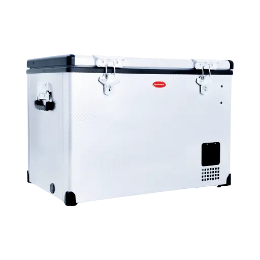 [SMDZ-CL60] SnoMaster - 60L Single Compartment Portable Fridge/Freezer AC/DC - Stainless Steel 