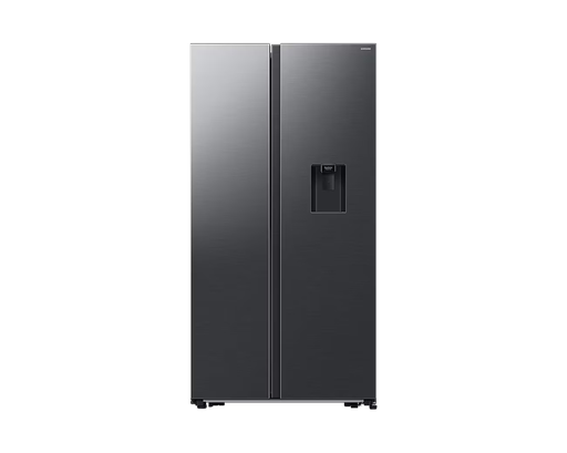 [RS57DG4100B4] Side by side fridge, Non-Plumbed Water Dispenser, Gentle black Matt, 560 L