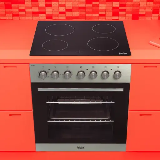 [U336CM-1] Univa Metallic Under-counter oven and Ceran Hob