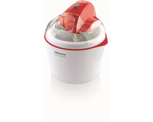 [26512] Ice Cream Maker Plastic White 1.5L 12W "Crema Deluxe"
