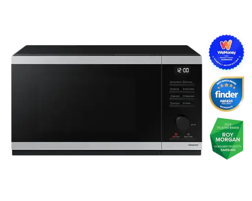 [MS23DG4504ATFA] Samsung 23L Solo Microwave Oven Silver 
