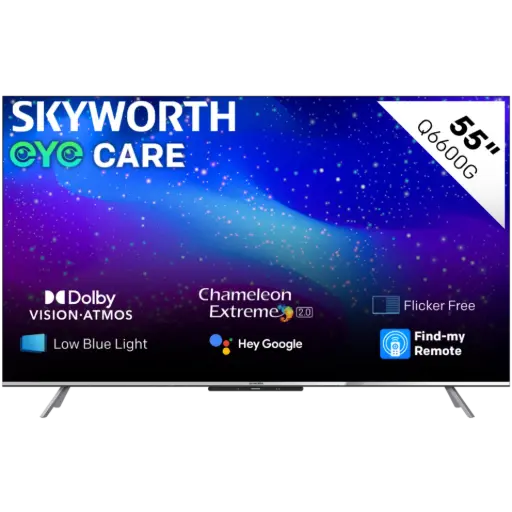[SKW-55Q6600G] SKYWORTH 55” UHD QLED GOOGLE TV 