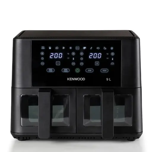 [HFG95.000BK] Kenwood - Dual Air Fryer 4.5L + 4.5L = 9L with Windows