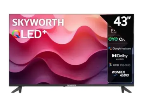[SKW-43E5520H] Skyworth 43" 2K QLED Google TV