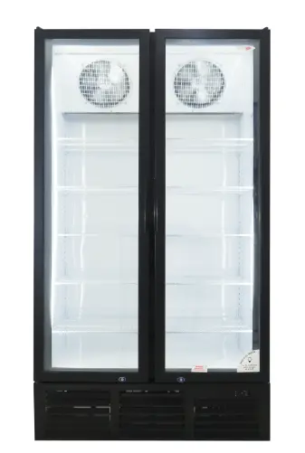 [FF1135] Fridgestar DOUBLE HINGED LOW E HEATED GLASS DOOR FREEZER 